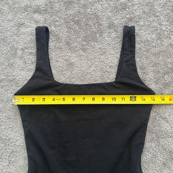 Abercrombie & Fitch black bodysuit square neck basics - Picture 6 of 8